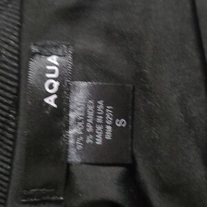 Aqua Blk Short Dress